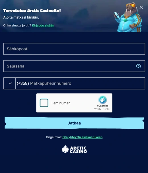Rekisteröityminen
